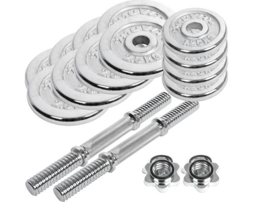 Гантелі Artificial Mind & Movement M33170 хром 2 х 25 кг Гантелі Artificial Mind & Movement M33170 хром 2 х 25 кг