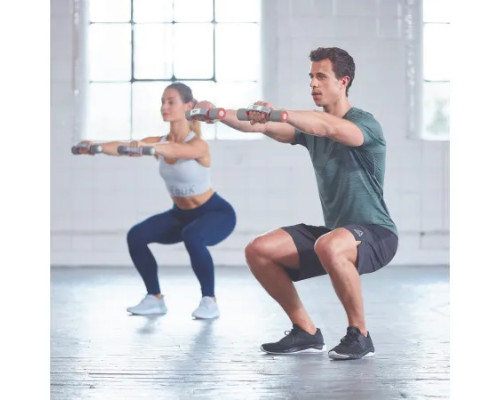Гантелі з ручками REEBOK RAWT-11062RD, 2 x 2 кг Гантелі з ручками REEBOK RAWT-11062RD, 2 x 2 кг