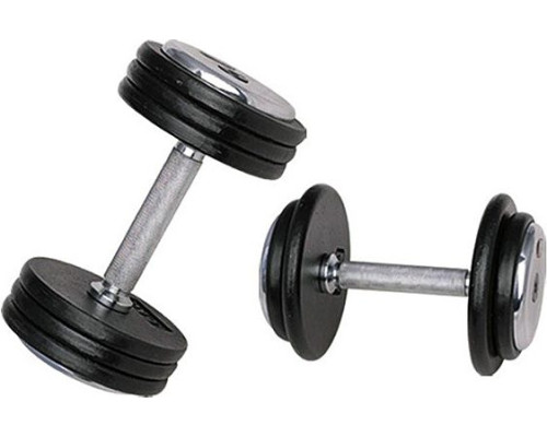 Гантель чавунна inSPORTline ‎‎ProfiST 7,5 кг