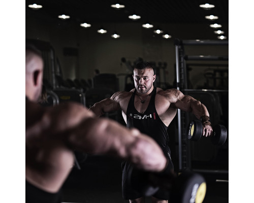 Гантель поргумована HMS HG PRO, 47,5 кг 