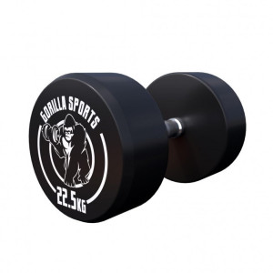 Гантель прогумована Gorilla Sports 100532-00049-0026 22,5 кг
