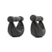 Гантелі NOHRD SwingBell Чорний Бук 2 х 2 кг