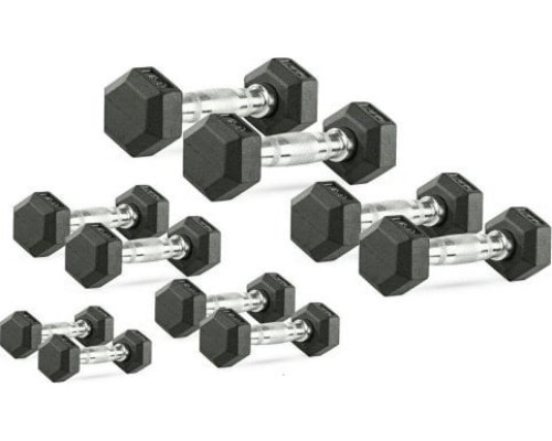 Набір гантелей DelSport DS Hex 2,5-25 кг (275 кг) Набір гантелей DelSport DS Hex 2,5-25 кг (275 кг)