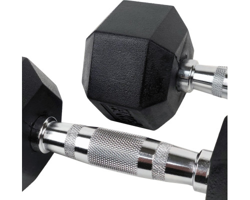 Гантель UnderFit UF53 прогумована 1 х 30 кг Гантель UnderFit UF53 прогумована 1 х 30 кг