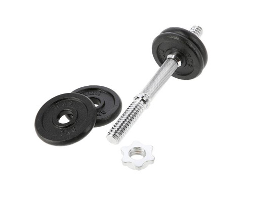 Гантелі розбірні HMS SG02 з перехідником для штанги, 2 х 7 кг