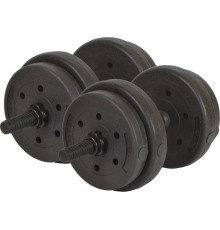 Гантелі розбірні  бітумні Eb Fit B/Box 2 х 8 кг