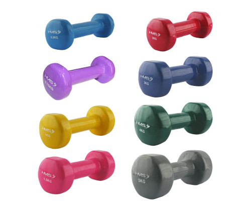 Гантель вінілова HMS 17023 2 кг