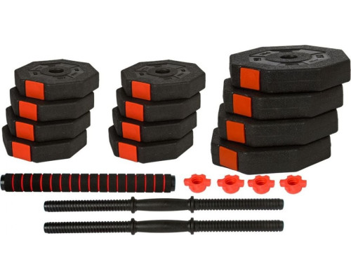 Гантелі розбірні Eb Fit з перехідником для штанги 2 х 10 кг Гантелі розбірні Eb Fit з перехідником для штанги 2 х 10 кг