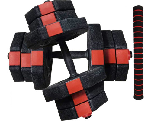 Гантелі розбірні Eb Fit з перехідником для штанги 2 х 10 кг Гантелі розбірні Eb Fit з перехідником для штанги 2 х 10 кг