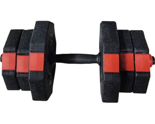 Гантелі розбірні Eb Fit з перехідником для штанги 2 х 10 кг Гантелі розбірні Eb Fit з перехідником для штанги 2 х 10 кг