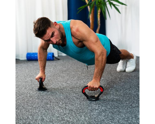 Гантелі розбірні HMS SGN140 PRO 6-в-1 зі штангою та гирями 40 кг