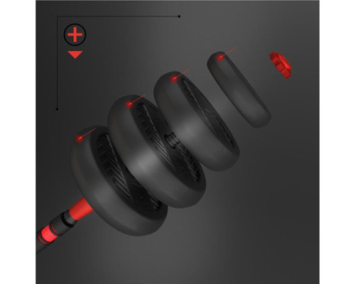 Гантелі розбірні HMS SGN140 PRO 6-в-1 зі штангою та гирями 40 кг