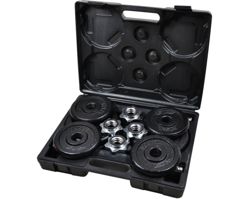 Гантель розбірна чавунна Eb Fit 2 х 9,5 кг Гантель розбірна чавунна Eb Fit 2 х 9,5 кг