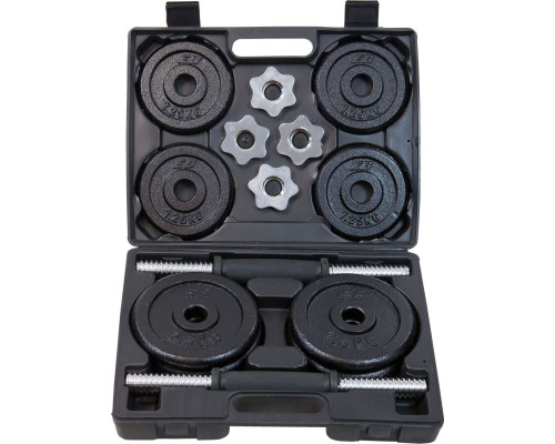 Гантель розбірна чавунна Eb Fit 2 х 9,5 кг Гантель розбірна чавунна Eb Fit 2 х 9,5 кг