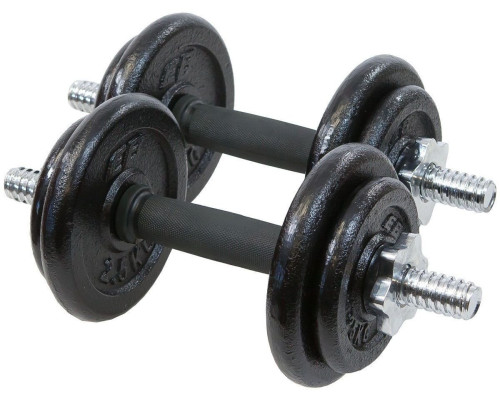 Гантель розбірна чавунна Eb Fit 2 х 9,5 кг Гантель розбірна чавунна Eb Fit 2 х 9,5 кг