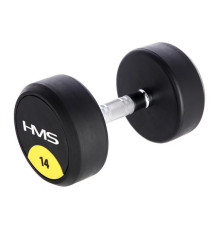 Гантель прогумована HMS HG PRO, 14 кг
