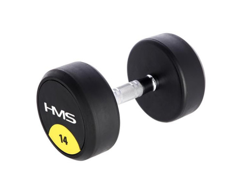 Гантель прогумована HMS HG PRO, 14 кг Гантель прогумована HMS HG PRO, 14 кг