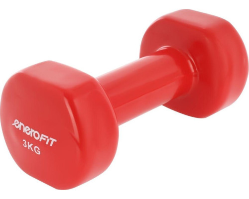 Гантелі вінілові ENERO FIT VDB зі стійкою, 12 кг