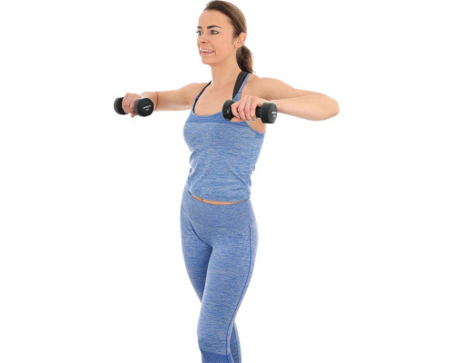 Гантелі вінілові ENERO FIT VDB зі стійкою, 7 кг Гантелі вінілові ENERO FIT VDB зі стійкою, 7 кг