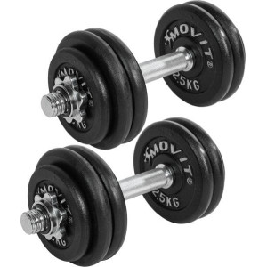 Гантелі Movit M73958 чавунні 2 x 15 кг