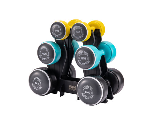 Гантелі вінілові Body Sculpture BW 108DT, 24 кг Гантелі вінілові Body Sculpture BW 108DT, 24 кг