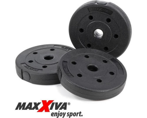 Гантелі Maxxiva D81561 бітумні 2 x 10 кг Гантелі Maxxiva D81561 бітумні 2 x 10 кг