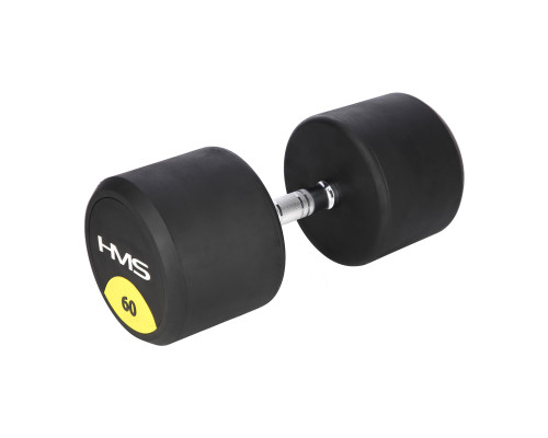 Гантель прогумована HMS HG PRO, 60 кг