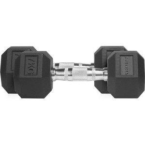 Гантелі Thorn+Fit Hex, прогумовані, 2 х 7 кг
