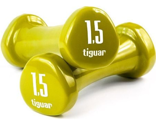 Гантелі Tiguar TI-HW0015 вініл 2 х 1,5 кг Гантелі Tiguar TI-HW0015 вініл 2 х 1,5 кг
