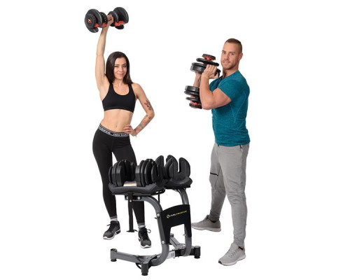 Набір регульованих гантелей HMS SR52 + стійка STR10