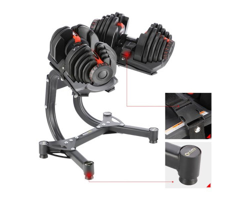 Набір регульованих гантелей HMS SR80 + стійка STR10 PRO