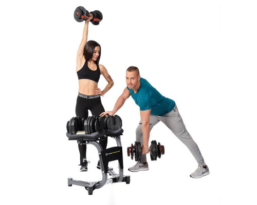 Набір регульованих гантелей HMS SR80 + стійка STR10 PRO