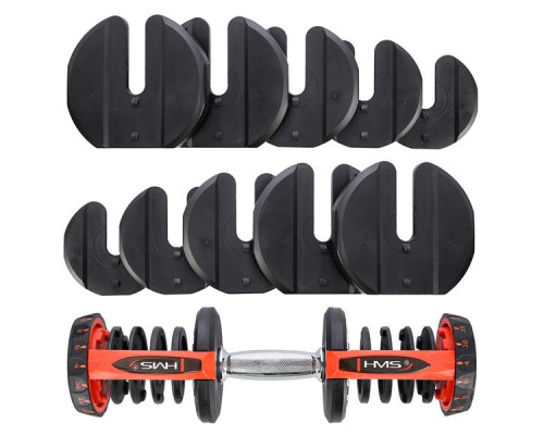 Набір регульованих гантелей HMS SR80 + стійка STR10 PRO