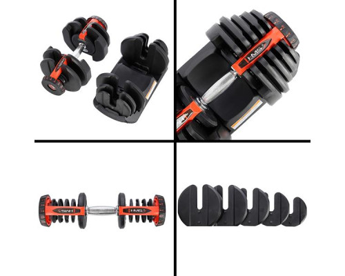 Набір регульованих гантелей HMS SR80 + стійка STR10 PRO