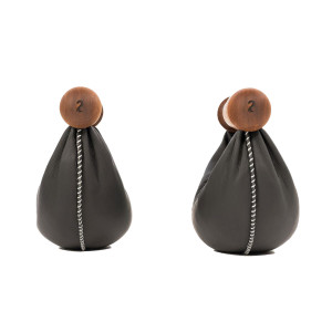 Гантелі NOHRD SwingBell Чорний Горіх  2 х 2 кг