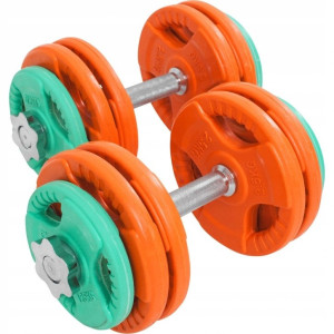 Гантелі розбірні Gorilla Sports Gripper 100758-00009-0032 2 x 15 кг