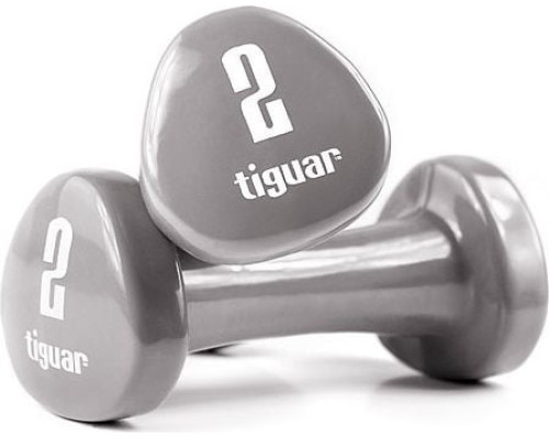 Гантелі Tiguar TI-HW0020 вінілові 2 x 2 кг Гантелі Tiguar TI-HW0020 вінілові 2 x 2 кг