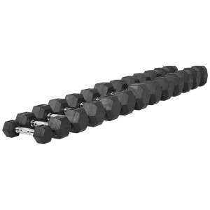 Гантелі шестигранні Gorilla Sports Hex 4-25 кг