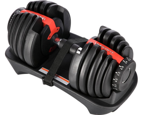 Регульована система гантелей UNDERFIT 24 кг Регульована система гантелей UNDERFIT 24 кг