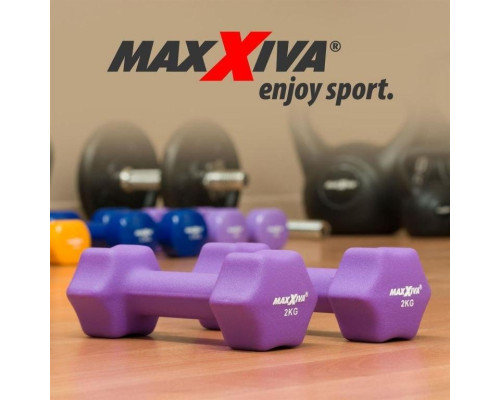 Неопренові гантелі Maxxiva 2 х 2 кг Неопренові гантелі Maxxiva 2 х 2 кг