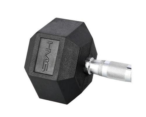Гантель HMS HEX PRO BLACK 18 кг Гантель HMS HEX PRO BLACK 18 кг