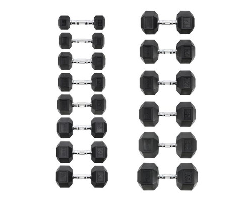 Гантель HMS HEX PRO BLACK 18 кг Гантель HMS HEX PRO BLACK 18 кг