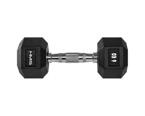 Гантель шестигранна HMS HEX PRO, 6 кг