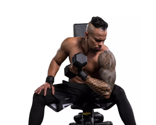 Гантель шестигранна inSPORTline Hexclusive 12,5 кг