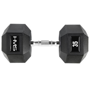 Гантель шестигранна HMS HEX PRO, 35 кг