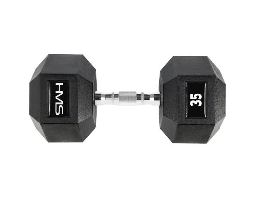 Гантель шестигранна HMS HEX PRO, 35 кг Гантель шестигранна HMS HEX PRO, 35 кг