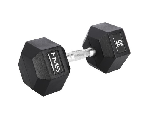 Гантель шестигранна HMS HEX PRO, 35 кг Гантель шестигранна HMS HEX PRO, 35 кг