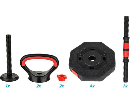 Гантель Eb Fit 1039183 бітумна 1 х 10 кг Гантель Eb Fit 1039183 бітумна 1 х 10 кг