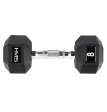 Гантель шестигранна HMS HEX PRO, 8 кг