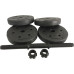 Гантель розбірна бітумна Eb Fit B/Box 10 кг